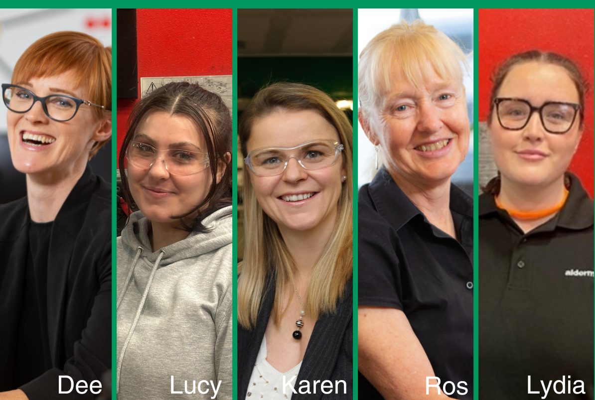 International Women's Day celebrating the women of Aldermans metal fabrication